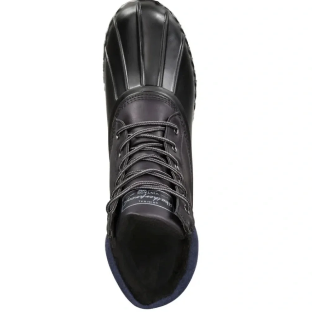 NWB Weather Proof Vintage Adam ll Men’s Duck Boots In Black Size 8.